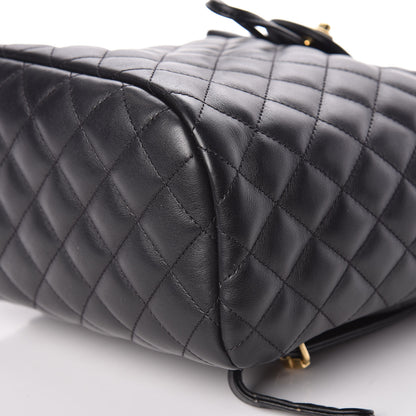 Chanel Calfskin Quilted Small Urban Spirit Backpack Black 12 of 13