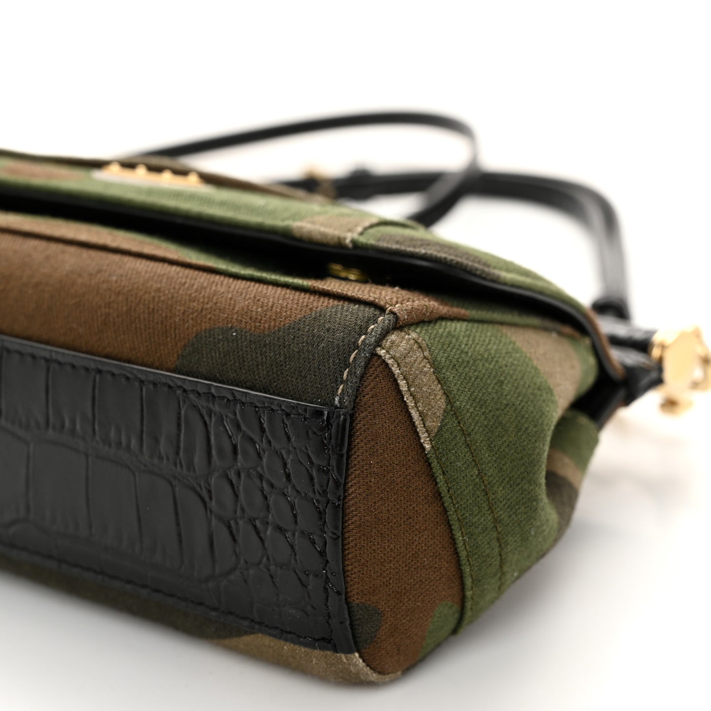 DOLCE &amp; GABBANA Cotton Camouflage Patchwork Small Sicily Multicolor