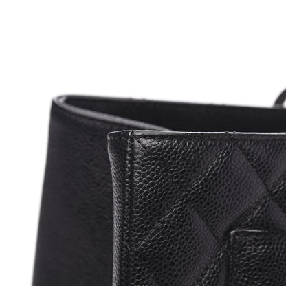 Chanel Caviar Quilted XL Grand Shopping Tote GST Black 11 of 12