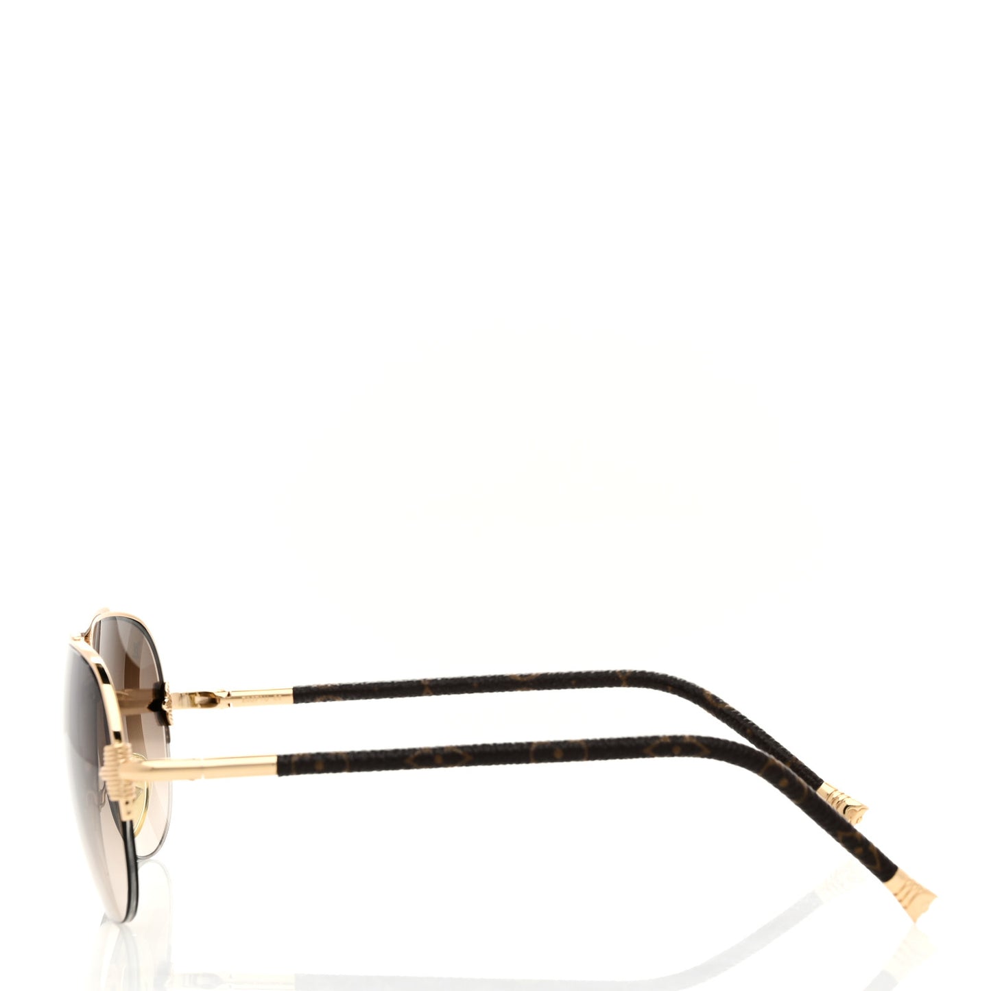 Monogram Petite Viola Pilote Aviator Sunglasses Z0571U Brown