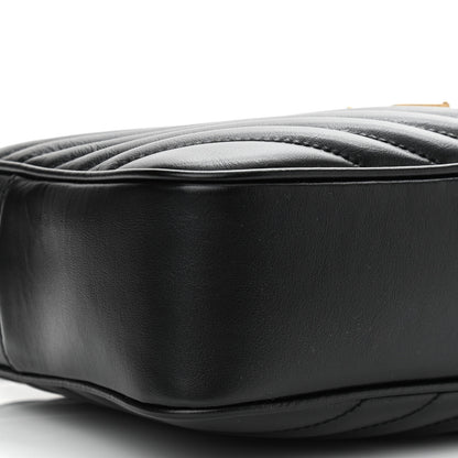 Saint Laurent Calfskin Matelasse Monogram Lou Camera Bag Black 9 of 10