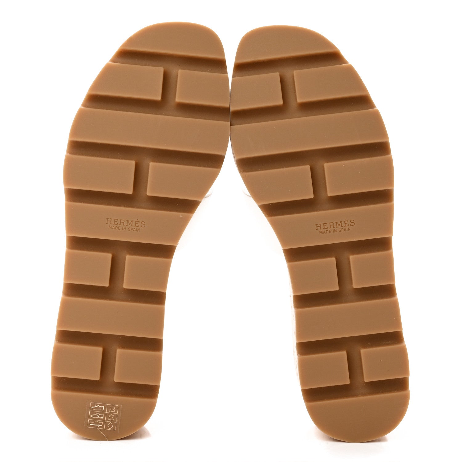 Hermes Calfskin Cork Eze 30 Sandals 36 White 5 of 11