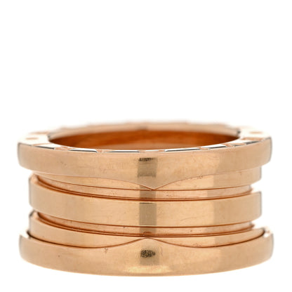 Bulgari 18K Rose Gold B.Zero1 Three-Band Ring 46 3.5 3 of 6