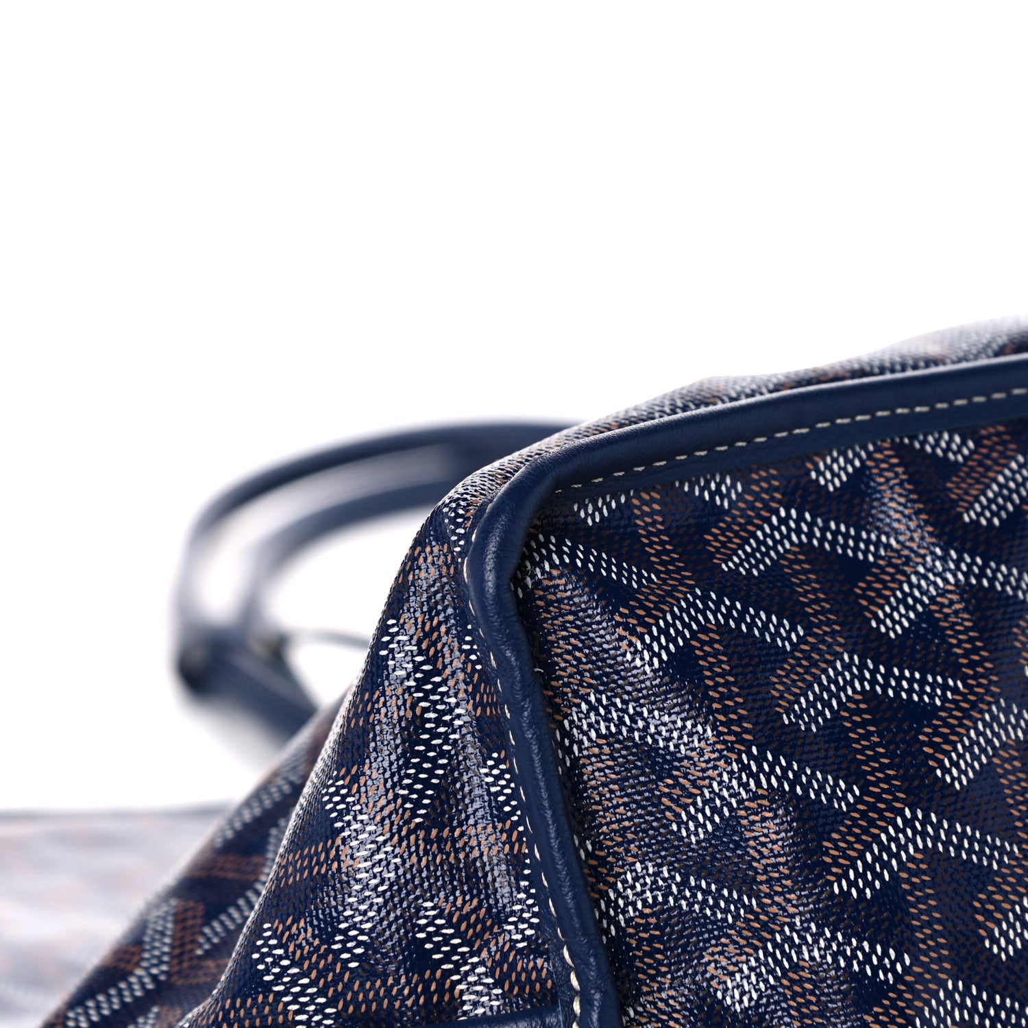 Goyard Goyardine Reversible Anjou PM Navy 10 of 15