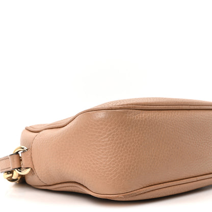Gucci Pebbled Calfskin Small Soho Disco Bag Camelia 9 of 10