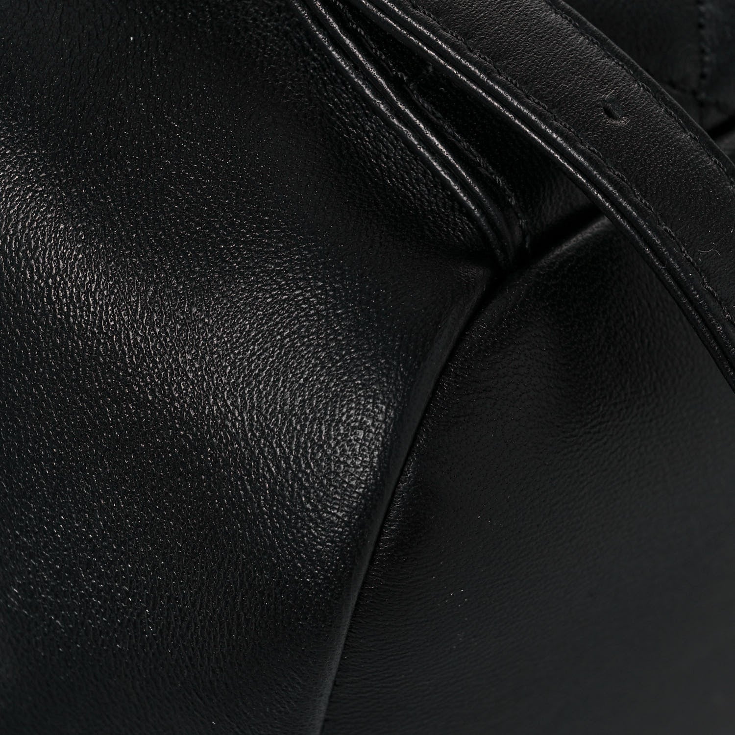 Chanel Lambskin Quilted Small Duma Drawstring Backpack Black 6 of 13