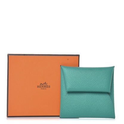 Hermes Epsom Bastia Coin Purse Bleu Paon 8 of 8