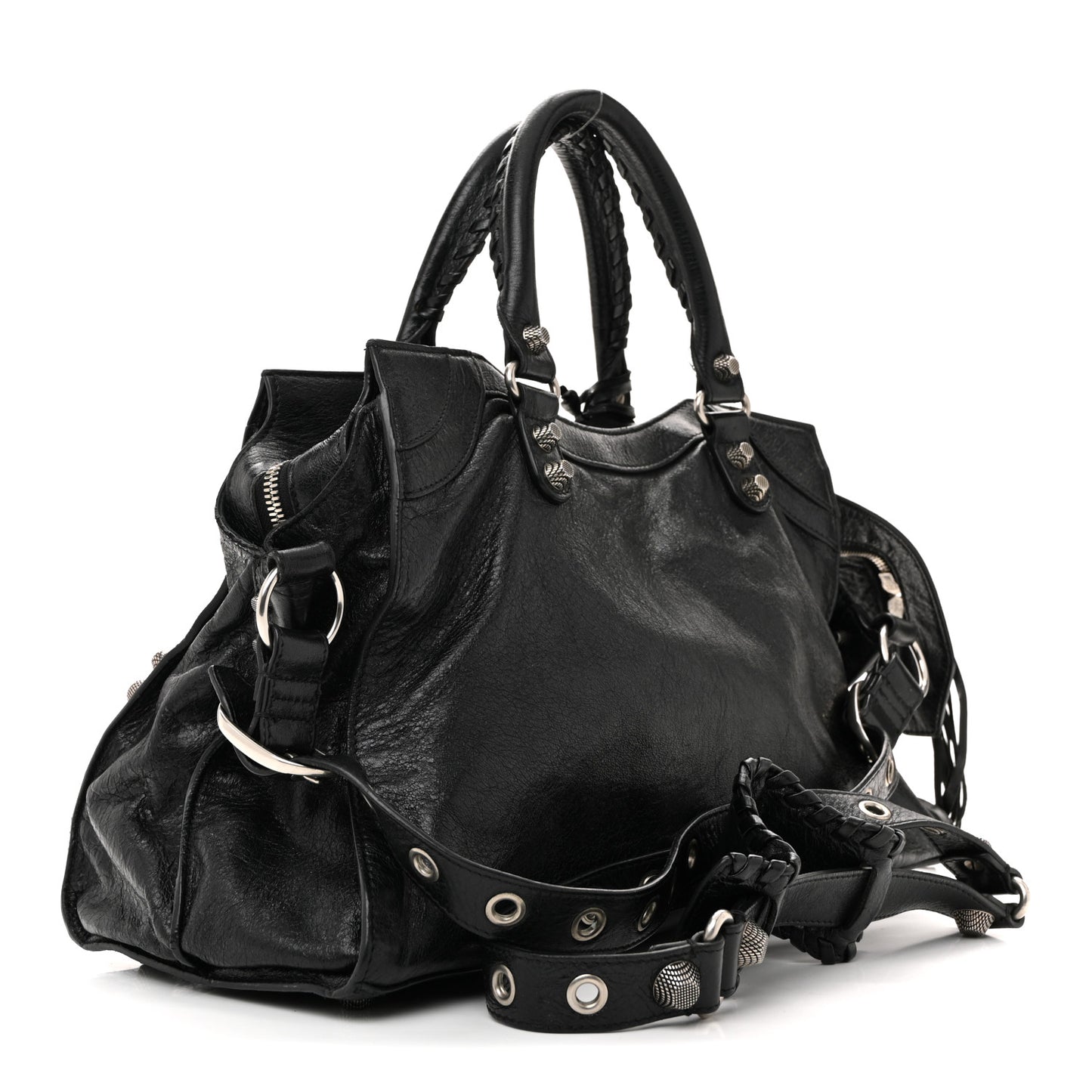 Agneau Arena Neo Cagole City Handbag Black