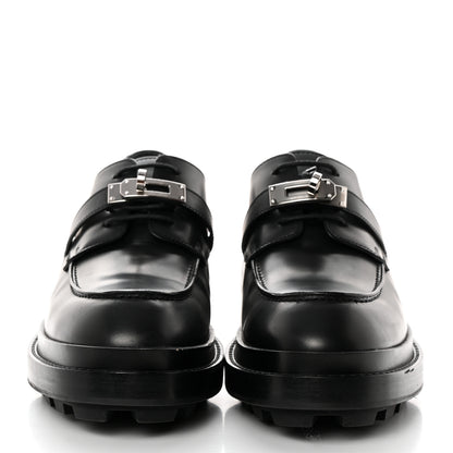 Hermes Glossed Calfskin First Oxford 39 Black 2 of 9