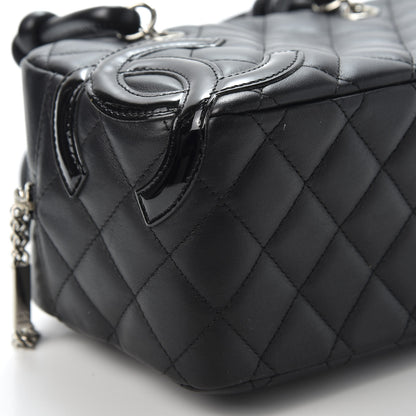 Chanel Calfskin Quilted Small Cambon Bowler Black 5 of 10