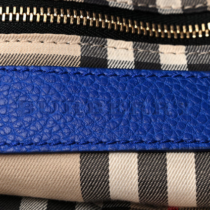 Burberry Grainy Calfskin Medium Baynard Tote Brilliant Blue 6 of 14