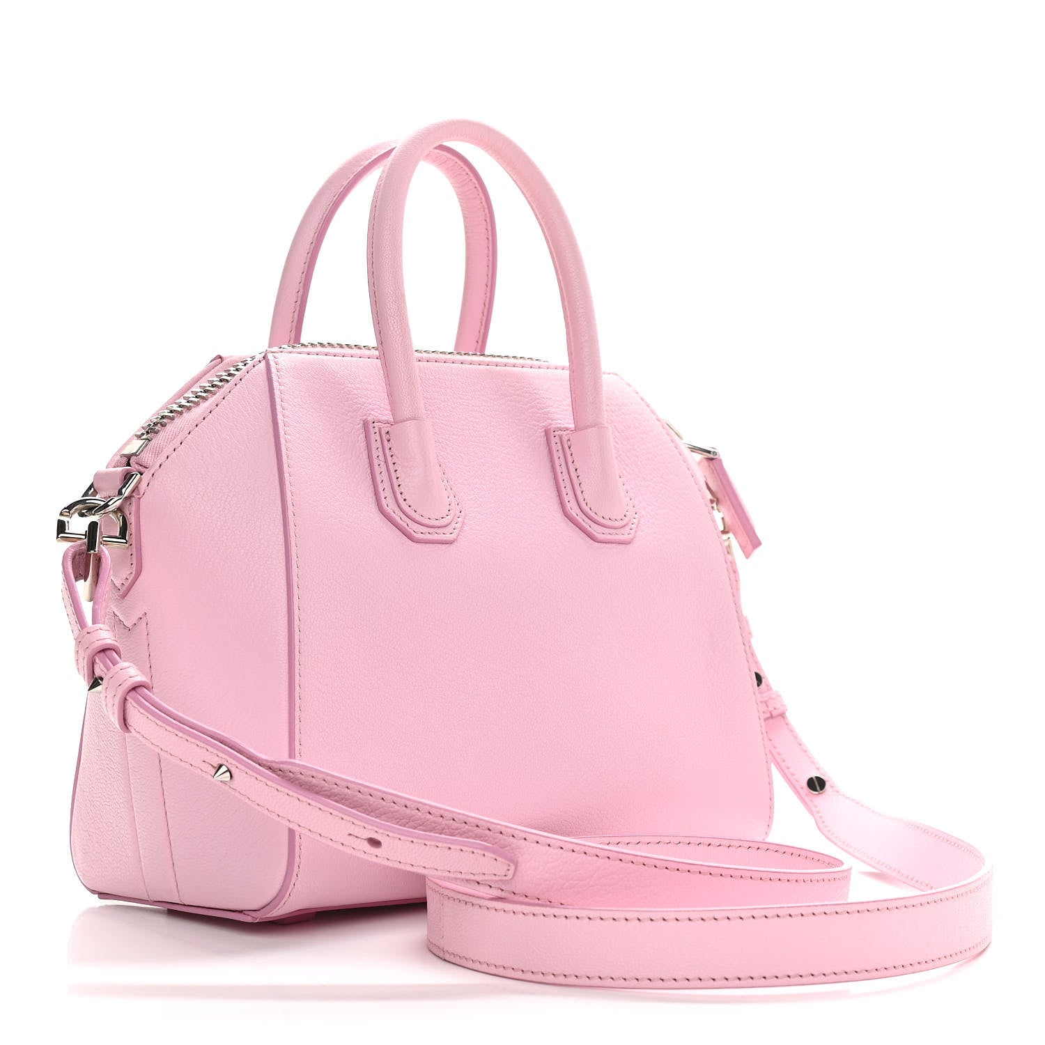 Givenchy Sugar Goatskin Mini Antigona Bright Pink 3 of 10