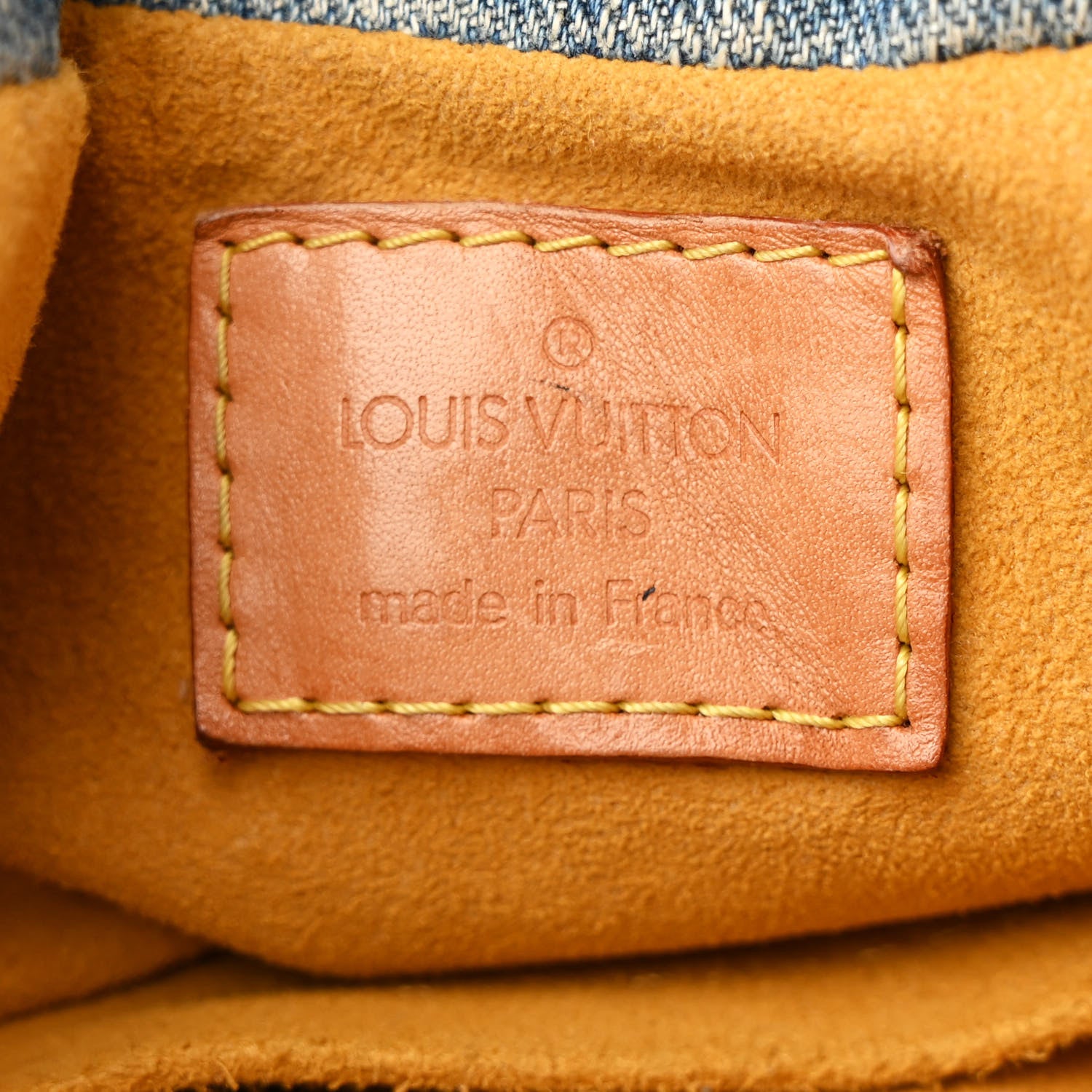 Louis Vuitton Monogram Denim Pleaty Blue 6 of 10