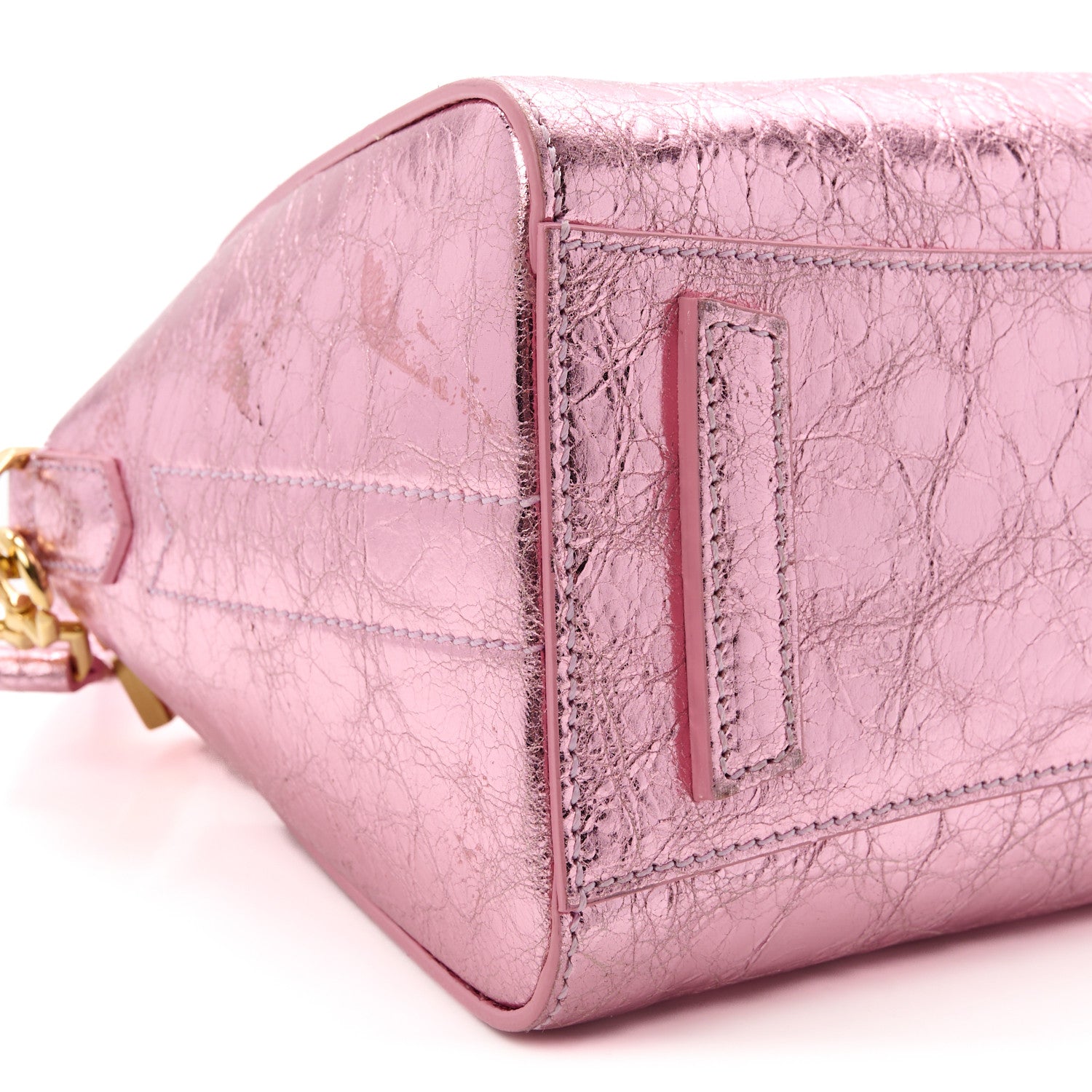 Givenchy Laminated Lambskin Mini Antigona Silk Pink 8 of 9