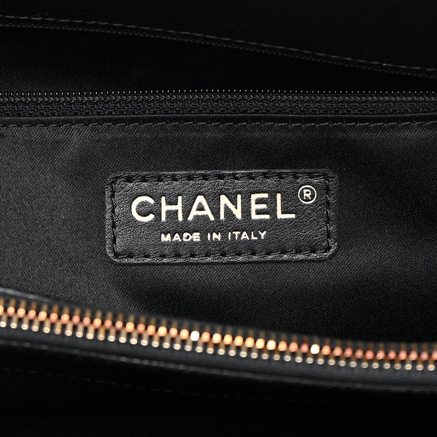 Chanel Caviar Quilted Grand Shopping Tote GST Black 6 of 12