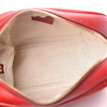 Gucci Pebbled Calfskin Small Soho Disco Bag Vibrant Red 7 of 11