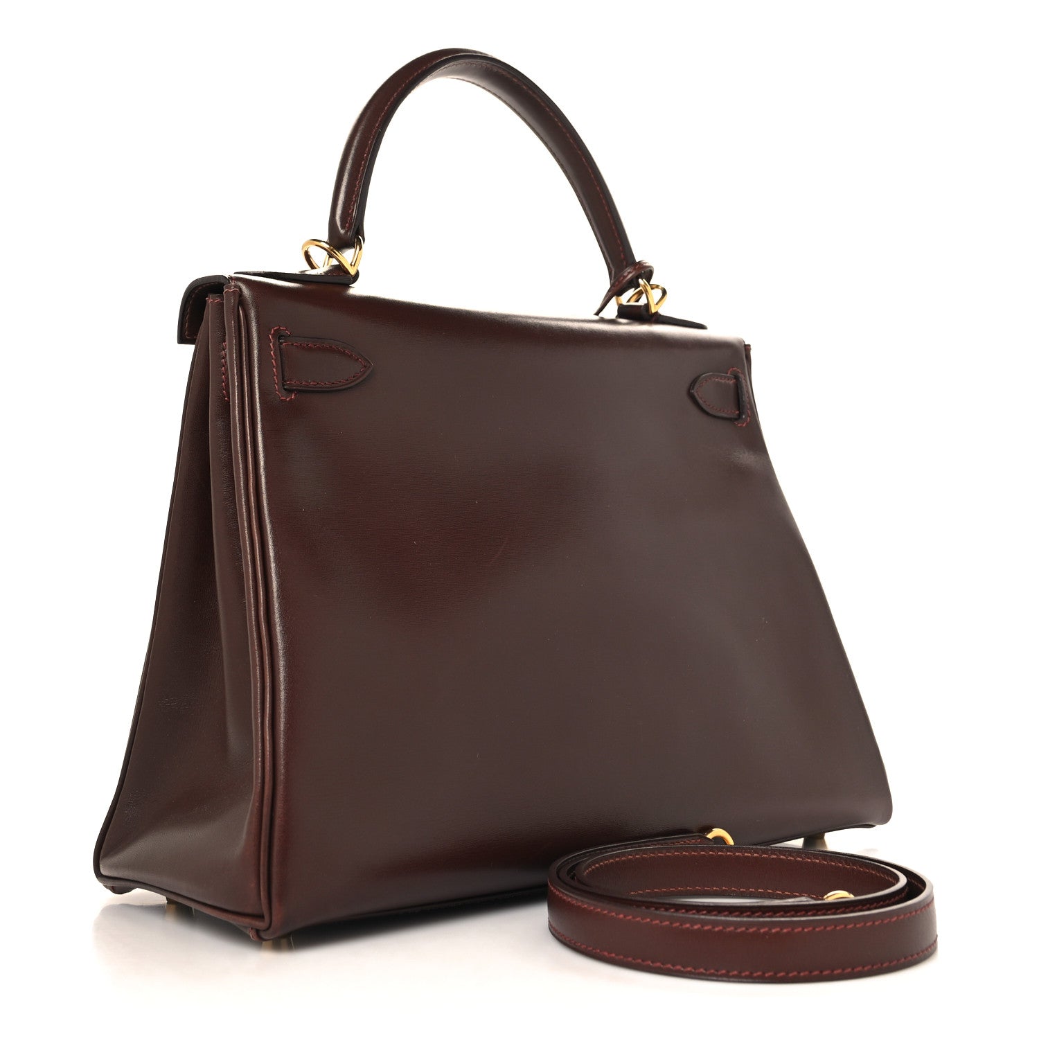 Hermes Box Kelly Retourne 28 Rouge H 3 of 14