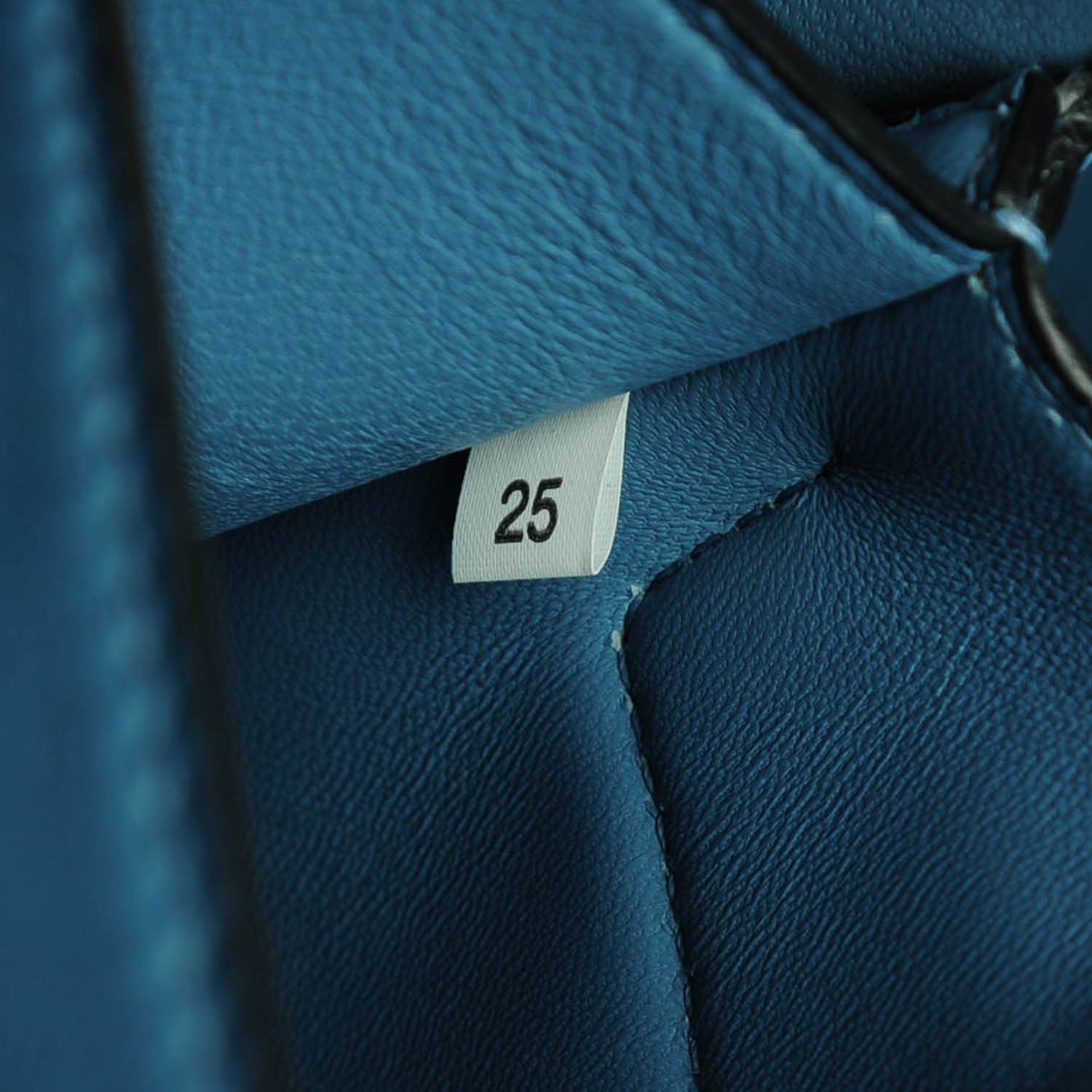 Prada Saffiano Cuir Medium Double Handle Tote Baltico Astrale 7 of 7