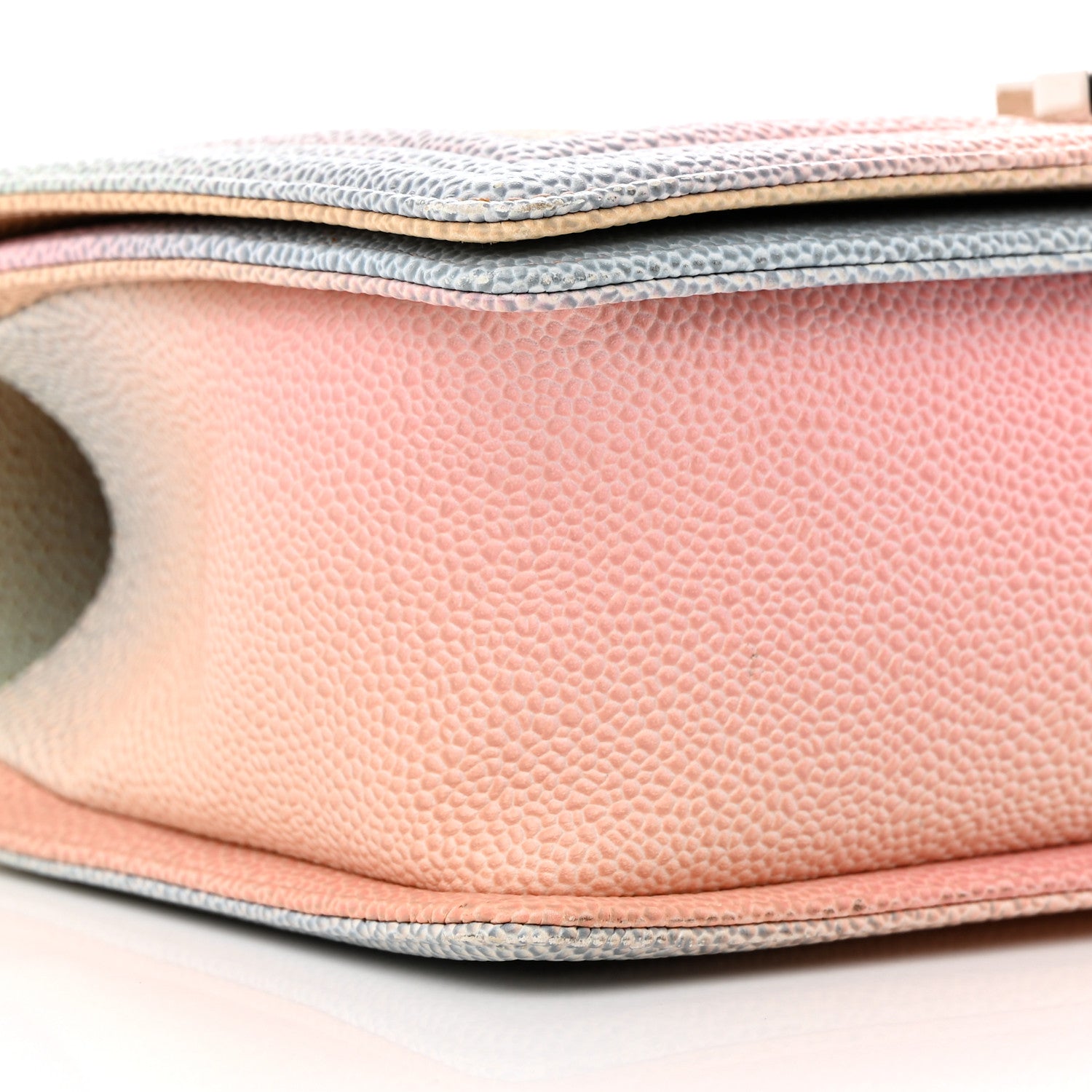 Chanel Caviar Quilted Medium Rainbow Boy Flap Pink Multicolor 9 of 12