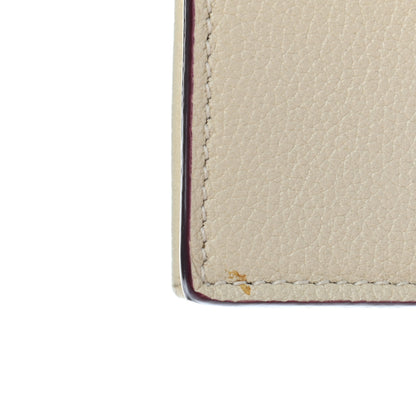 Jimmy Choo Grainy Calfskin Zuri Card Holder Linen 11 of 12