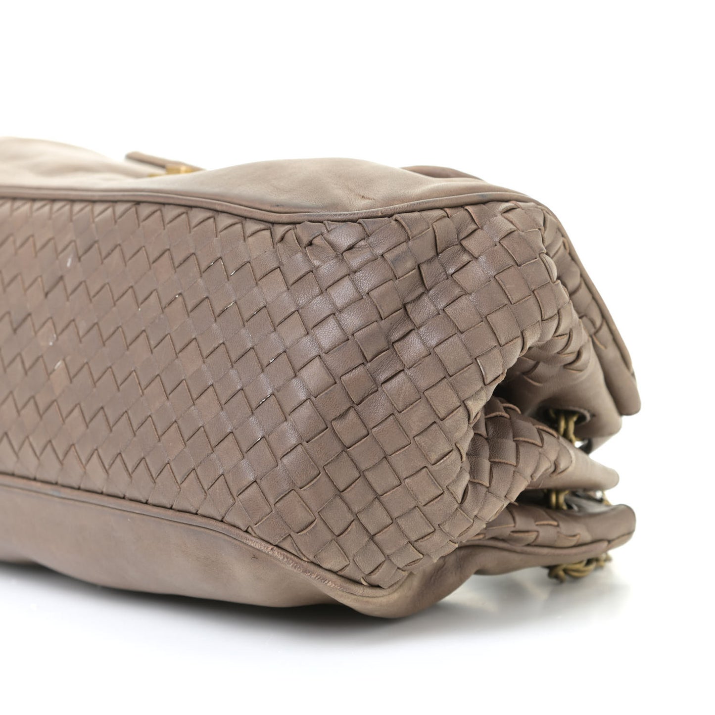 Nappa Intrecciato Napoli Shoulder Bag Pepe