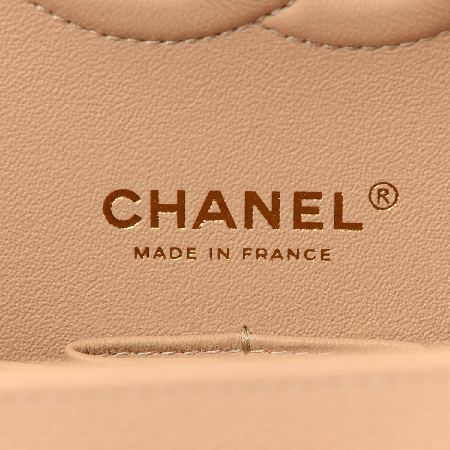 Chanel Caviar Quilted Medium Double Flap Beige 6 of 8