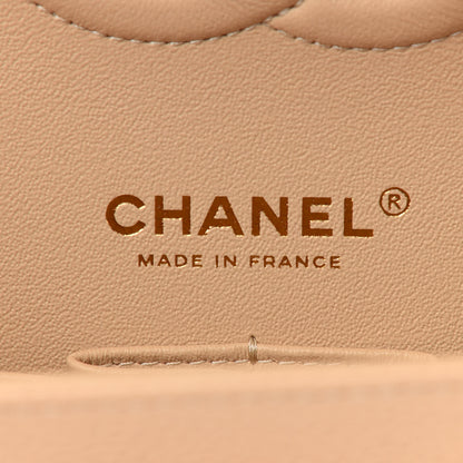 Chanel Caviar Quilted Medium Double Flap Beige 6 of 8