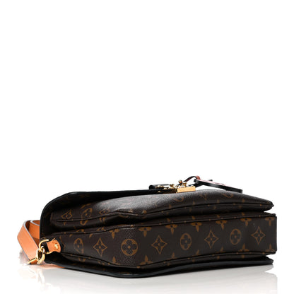 Louis Vuitton Monogram Braided Pochette Metis Coquelicot 4 of 11