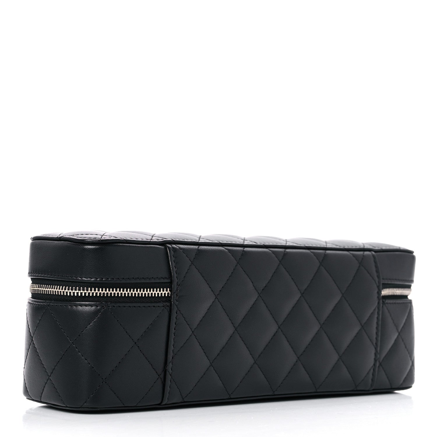 Chanel Lambskin Quilted Watch Case Black 3 of 11