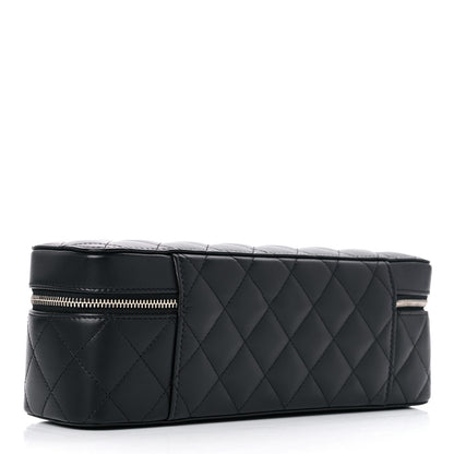 Chanel Lambskin Quilted Watch Case Black 3 of 11
