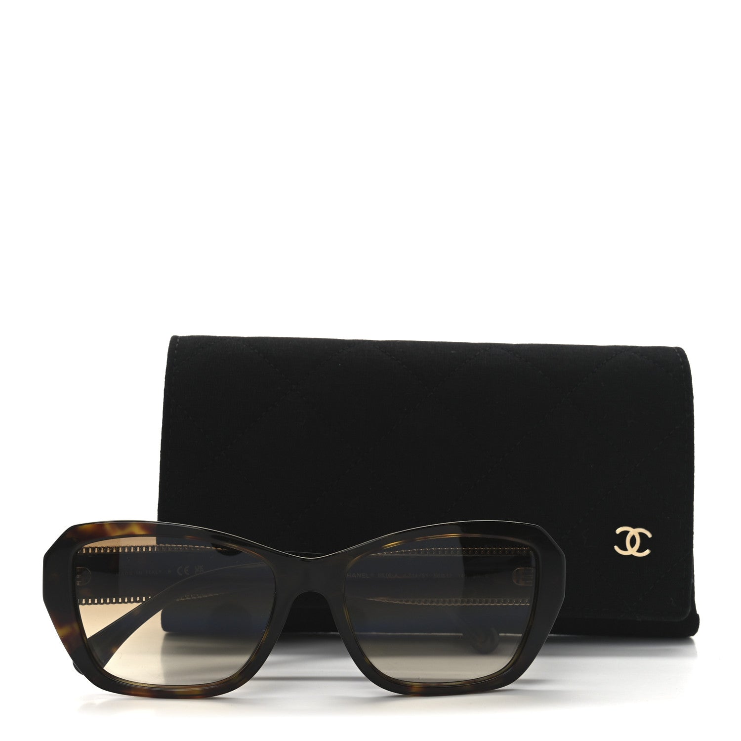 Chanel Acetate CC Sunglasses 5516-A Tortoise 7 of 7