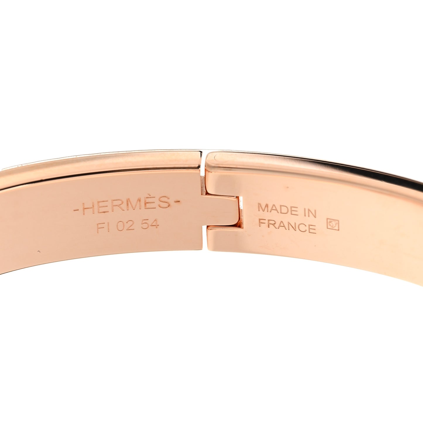 Enamel Mini Clic Chaine d'Ancre Bracelet GM Marron Glace