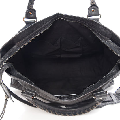 Balenciaga Agneau Classic Silver Hardware City Gris Fossile Anthracite 4 of 10