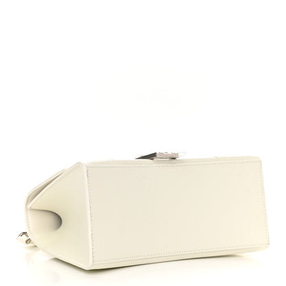 Balenciaga Grained Calfskin Small Hourglass Top Handle Bag White 4 of 9