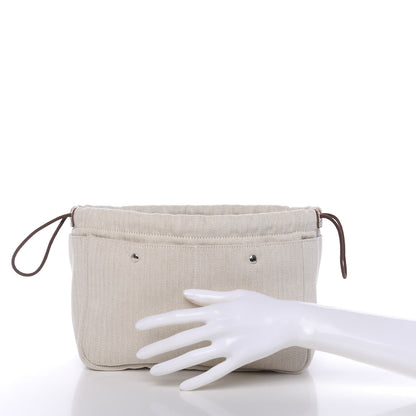 Hermes Canvas Barenia Fourbi 25 MM Pouch Naturel Fauve 2 of 10