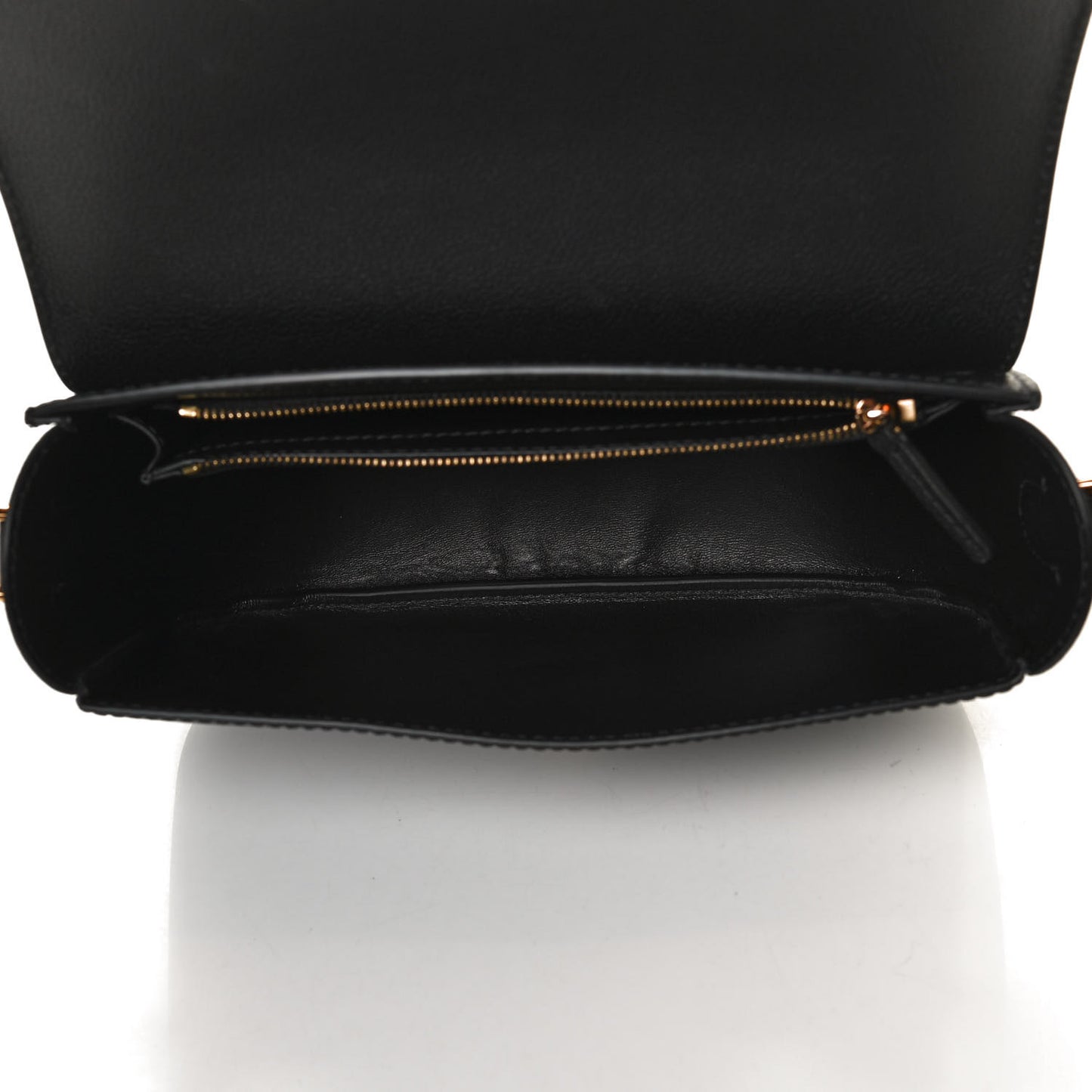 Calfskin Medusa Crossbody Bag Black
