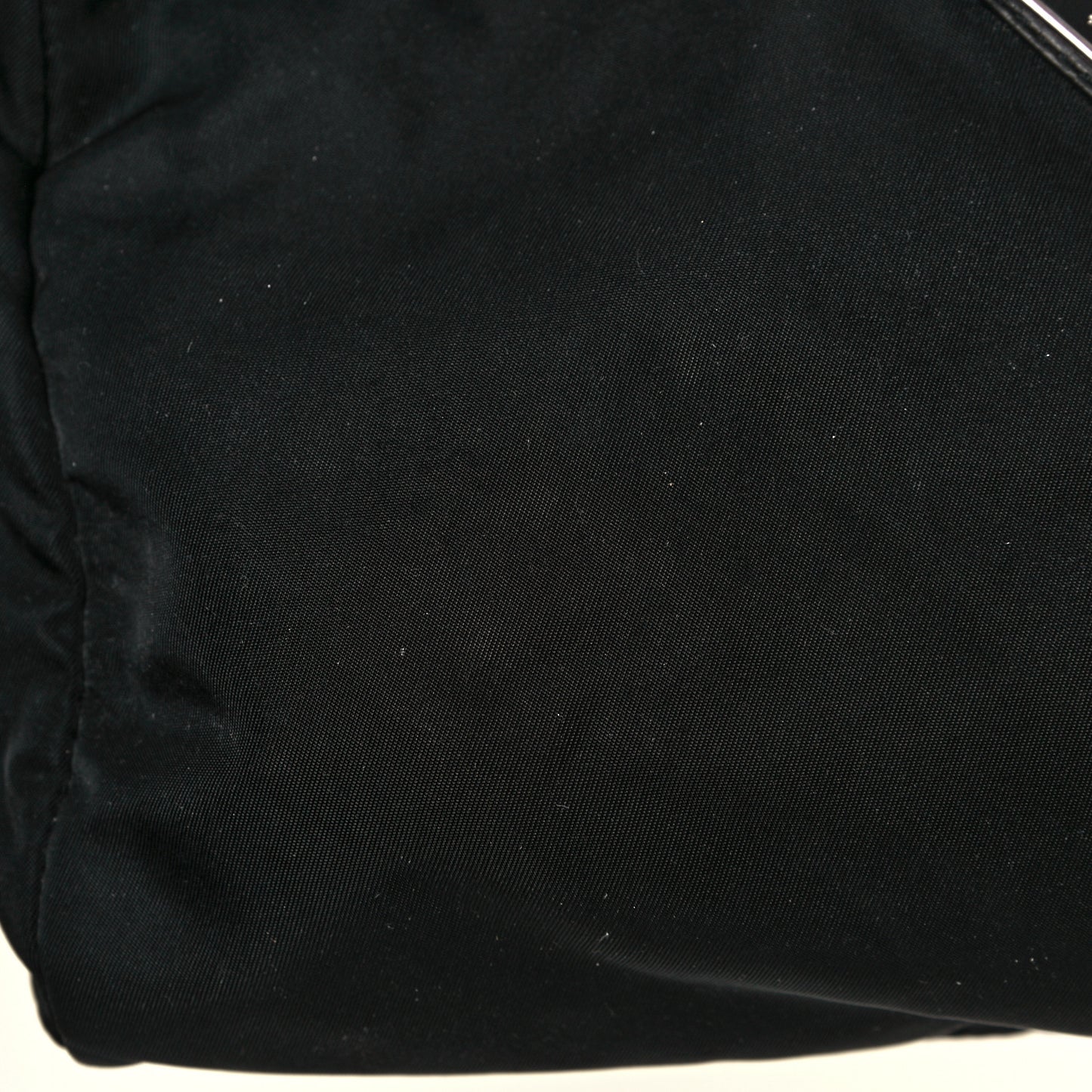 Nylon Tessuto Cosmetic Pouch Black