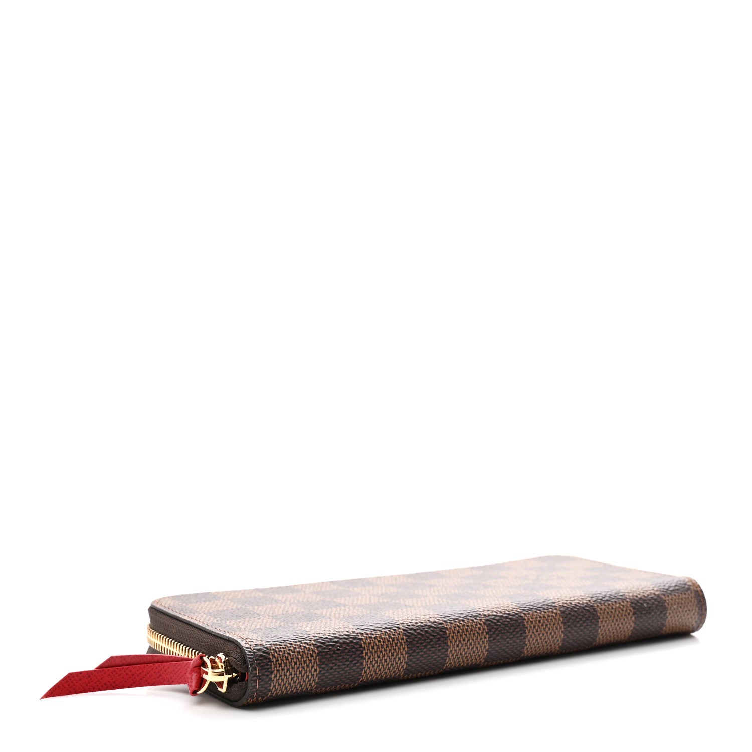 Louis Vuitton Damier Ebene Clemence Wallet Cherry 4 of 7
