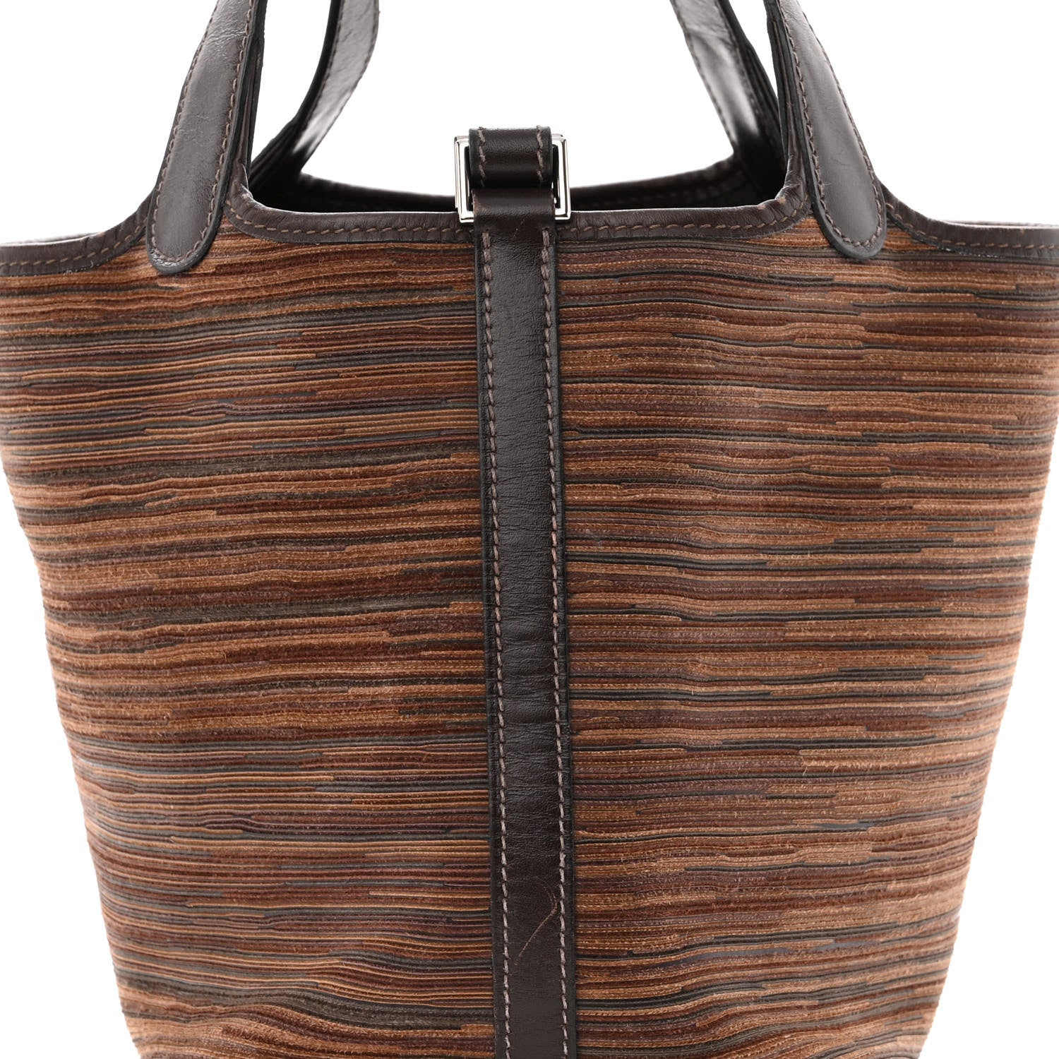 Hermes Box Vibrato Picotin 18 PM Chocolate 7 of 11