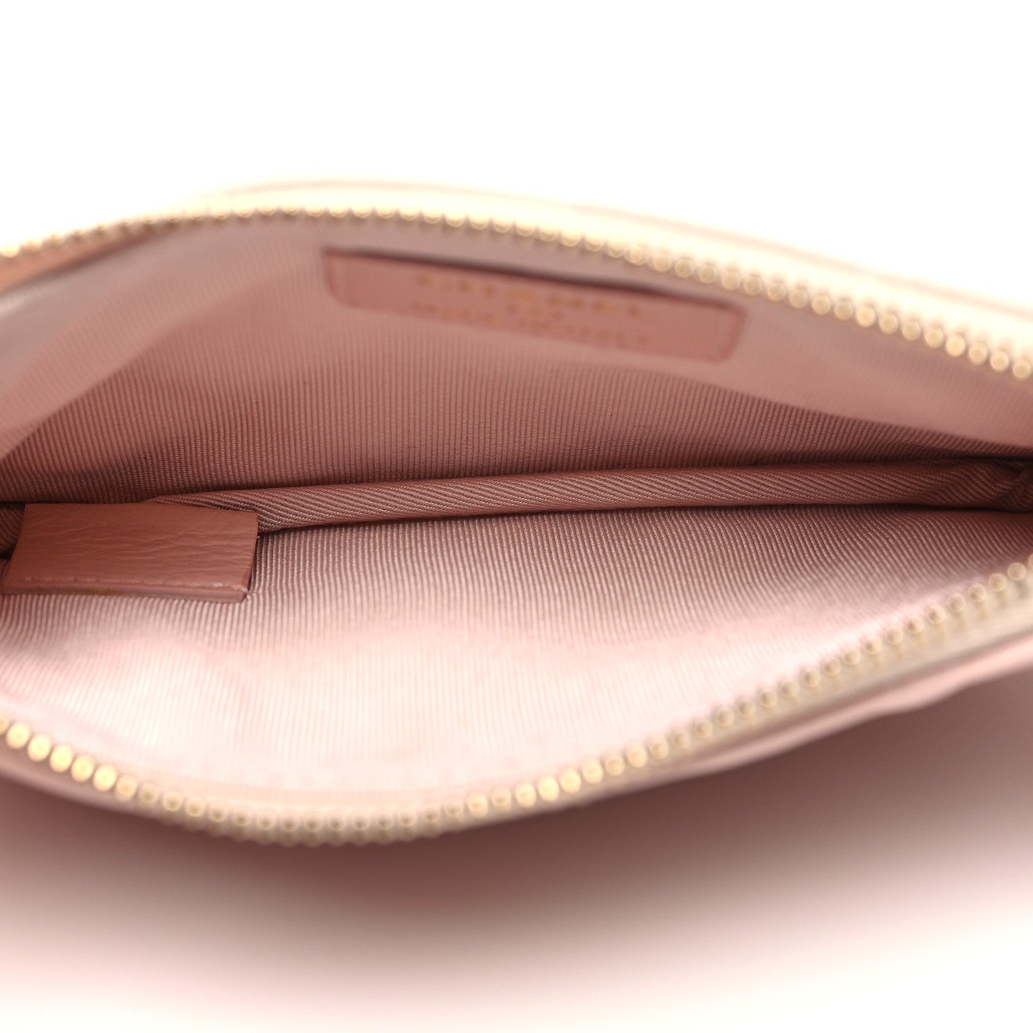 Chanel Lambskin Quilted Small Cosmetic Pouch Pink 5 of 8