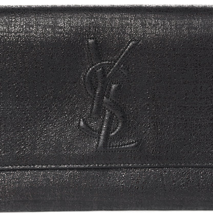 Saint Laurent Glitter Calfskin Large Belle De Jour Clutch Black 8 of 8