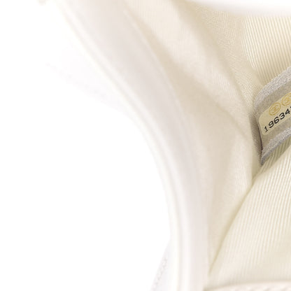 Chanel Patent Tweed Medium Boy Flap White 6 of 9