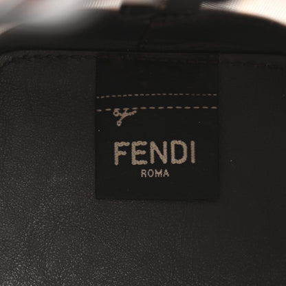 Fendi Mesh Vitello Grace F is Fendi FF 1974 Mini Mon Tresor Bucket Bag Marrone Black Ebano 6 of 8