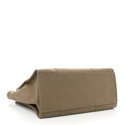 Marc Jacobs Cotton Canvas Medium The Traveler Tote Bag Slate Green 3 of 10