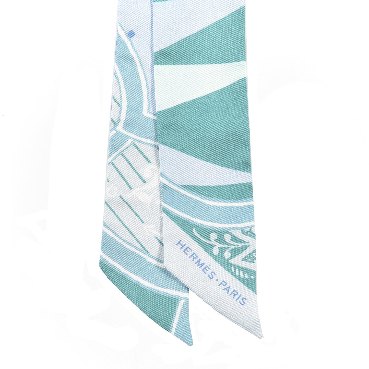 Silk Jeu de Soie Uniforme Twilly Aqua Celadon Ciel