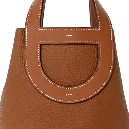 Hermes Taurillon Clemence Swift In-The-Loop 18 Bag Gold 8 of 11