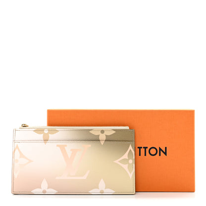 Louis Vuitton Monogram Giant Spring In The City Slim Purse Sunset Kaki 6 of 6