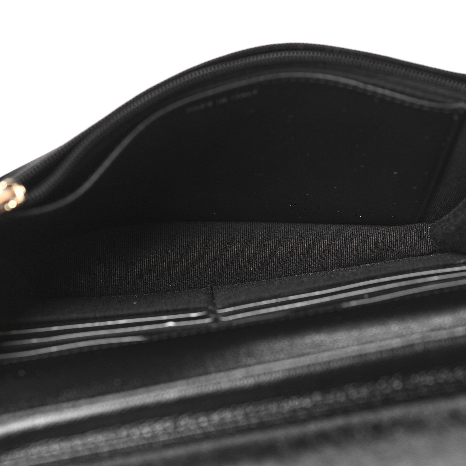 Chanel Caviar Quilted Studded CC Wallet on Chain WOC Black 5 of 12