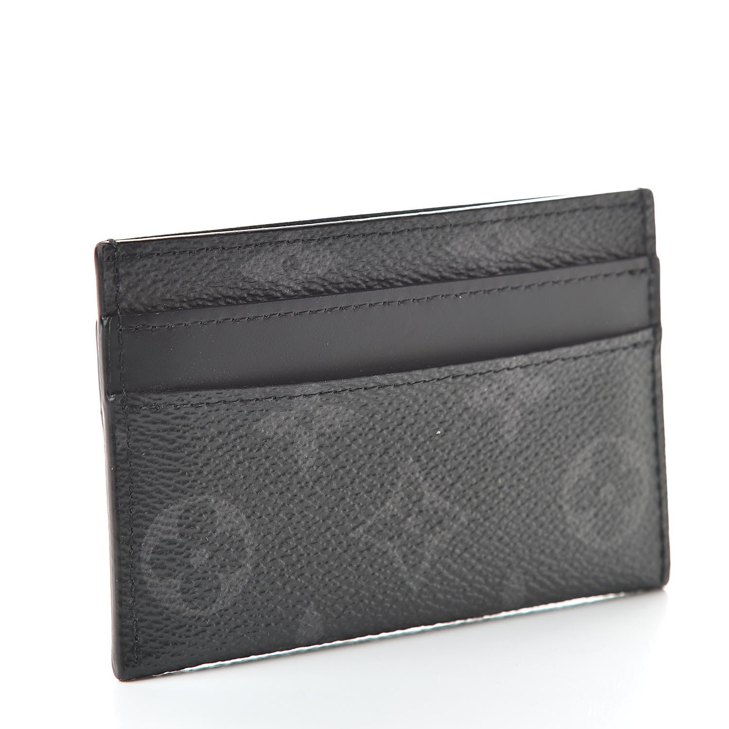 Louis Vuitton Monogram Eclipse Porte-Cartes Double Card Holder 3 of 12