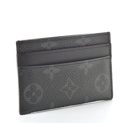 Louis Vuitton Monogram Eclipse Porte-Cartes Double Card Holder 3 of 12
